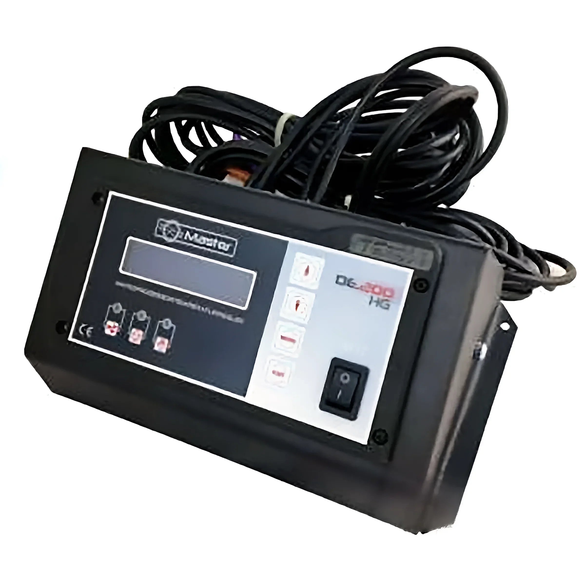 Schwarzes elektronisches Temperaturregler Master DE.200 HG mit Kabel, stufenlose Modulation