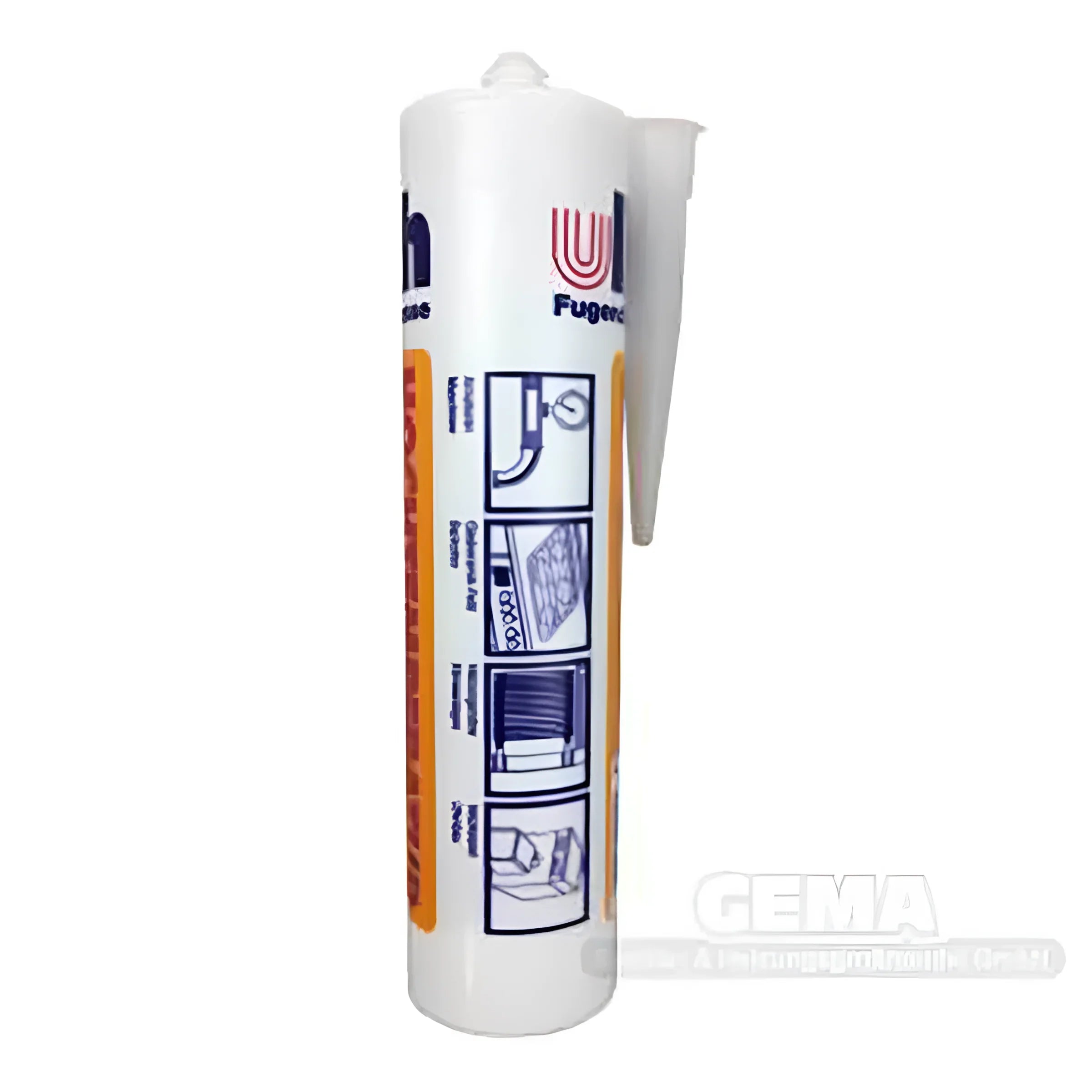Weißer Sealant Tube für Hitzebeständige Fugendichtmasse 300ml bei -40°C bis +315°C