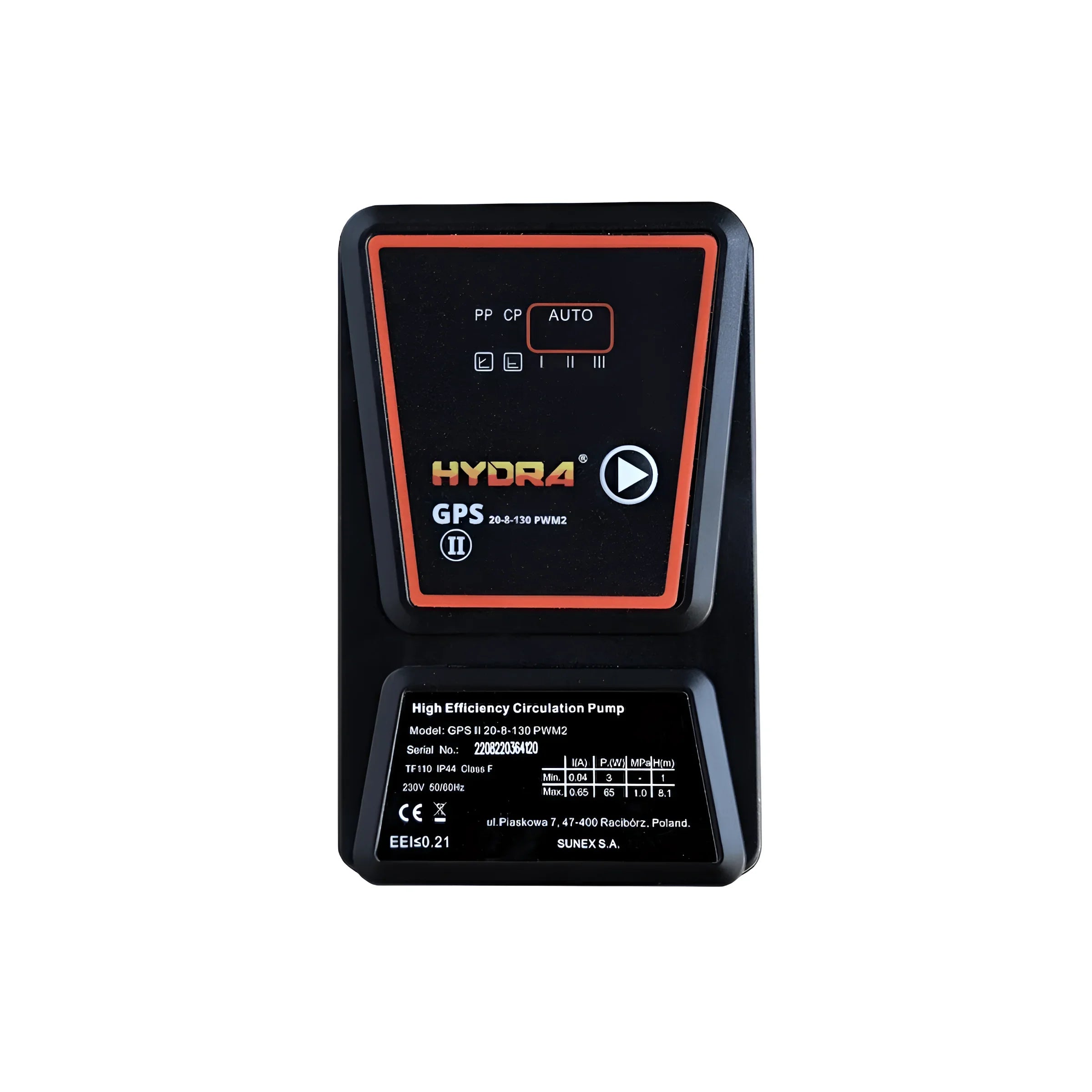 🏠 Solarpumpe Hydra GPS II 20-8-130 mit externem PWM für energieeffiziente Solarheizung 🌞
