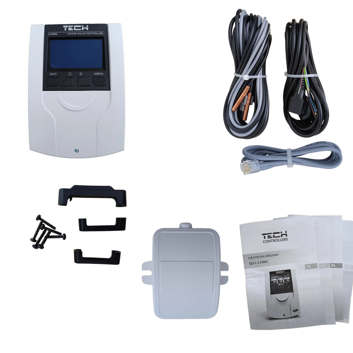 TECH i-1 CWU kütteringi kontroller ilmastikumõjuga – segamisventiil + soojaveepump