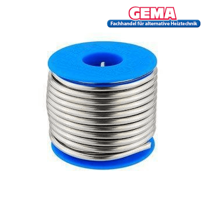 Lötzinn Cu-Rotin®3 Ø 2,7 mm auf blauer Spule, ideal für 💧 Trinkwasser- und 🔥 Heizungsinstallationen. 250g Qualität.