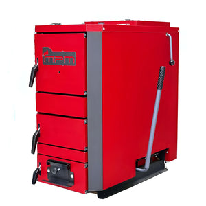 Roter Festbrennstoffkessel MPM Wood Plus 26 kW Holzvergaserkessel