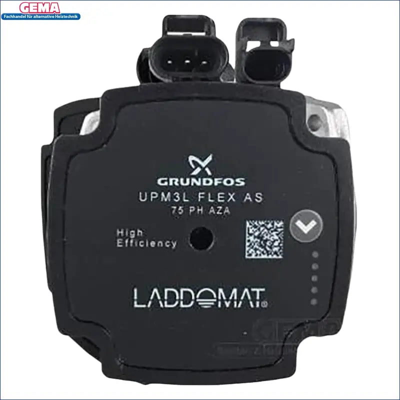 Schwarze Grundfos Kreiselpumpe für Boilers, Teil des Laddomat Ersatzpumpenkopf Systems