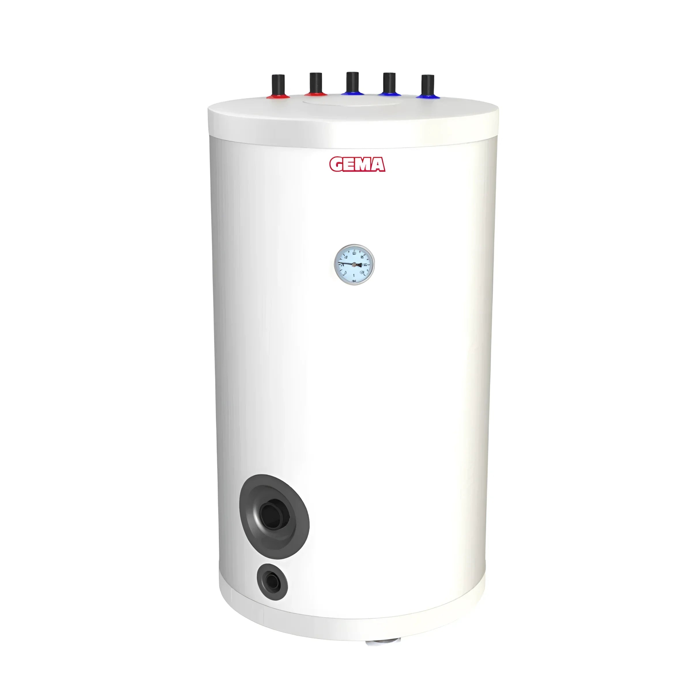 Weiße zylindrische Warmwasserspeicher 120 L mit Incoloy 825 Heizstab für sicheren Betrieb