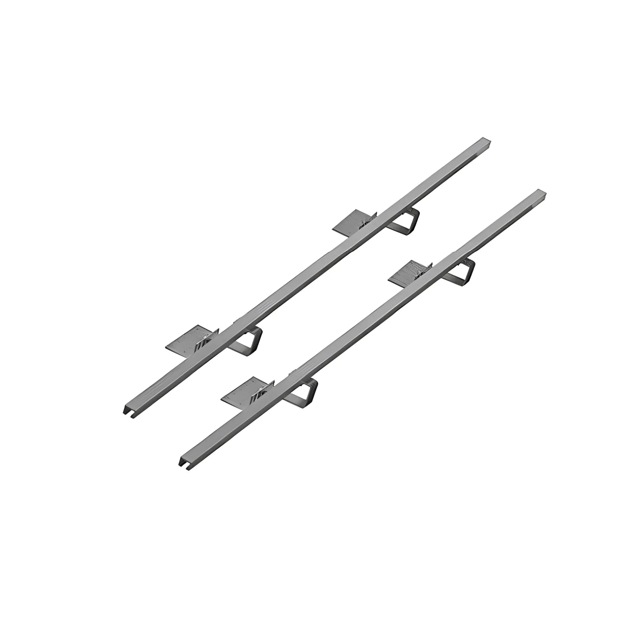Metallgleise mit Befestigungsbügeln für Montage-Set für Flachkollektoren Schrägdach