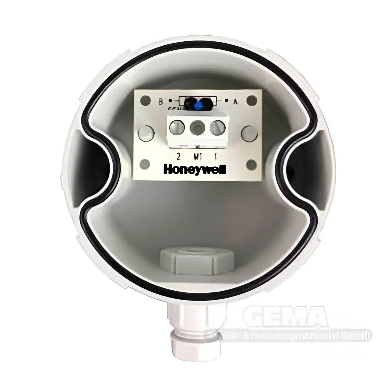 Runde weiße elektrische Verteilerdose mit Honeywell Klemmblock für Außentemperaturfühler SO10079U