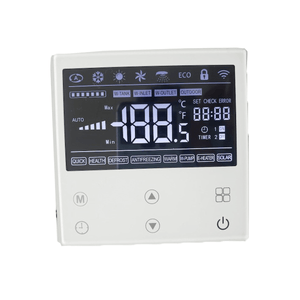 Steuergerät für Luft-Wasser-Wärmepumpe TERMA mit digitalem Display und Temperaturanzeigen ❄️🌡️
