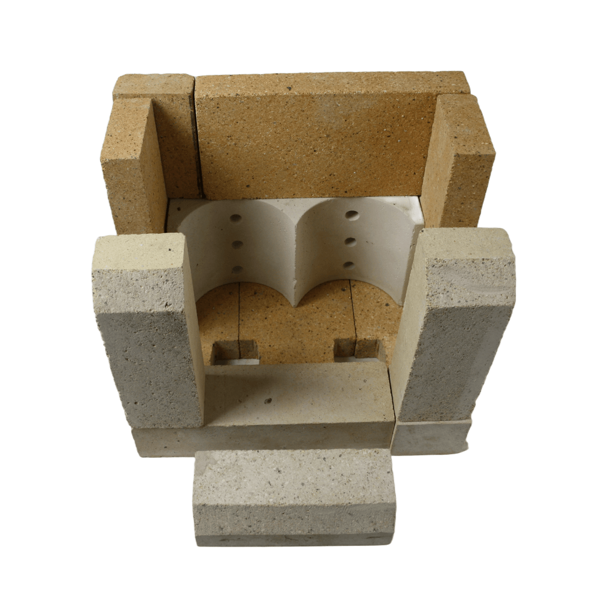 MPM DS Wood 10kW Schamottsteine komplett.