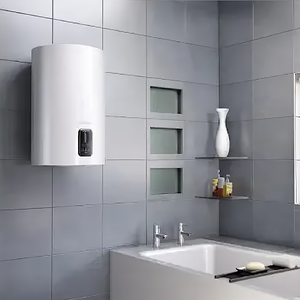 Ariston LYDOS ECO Warmwasserspeicher in modernem Badezimmer 🛁, elegant und umweltbewusst 🌱, optimale Warmwasserversorgung.