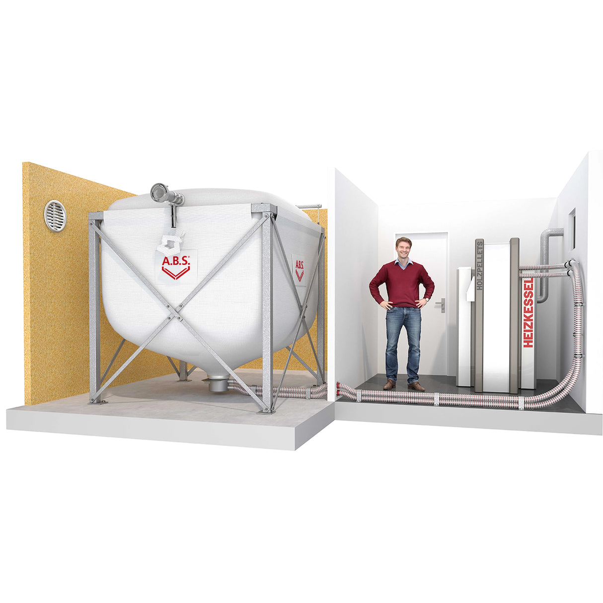 A.B.S. Flexilo Standard pelletssilo