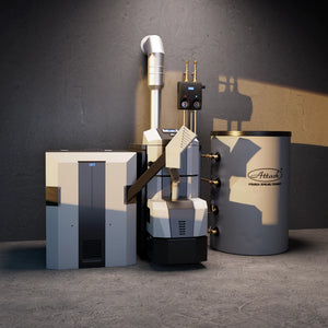 Granulinis katilas Attack Pellet 30 Automatic Plus – tvirtas, patvarus ir efektyvus