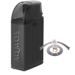 Wasseronthardingsinstallatie Aqmos R2D2-48 BLACK EDITION met aansluitset 1 inch