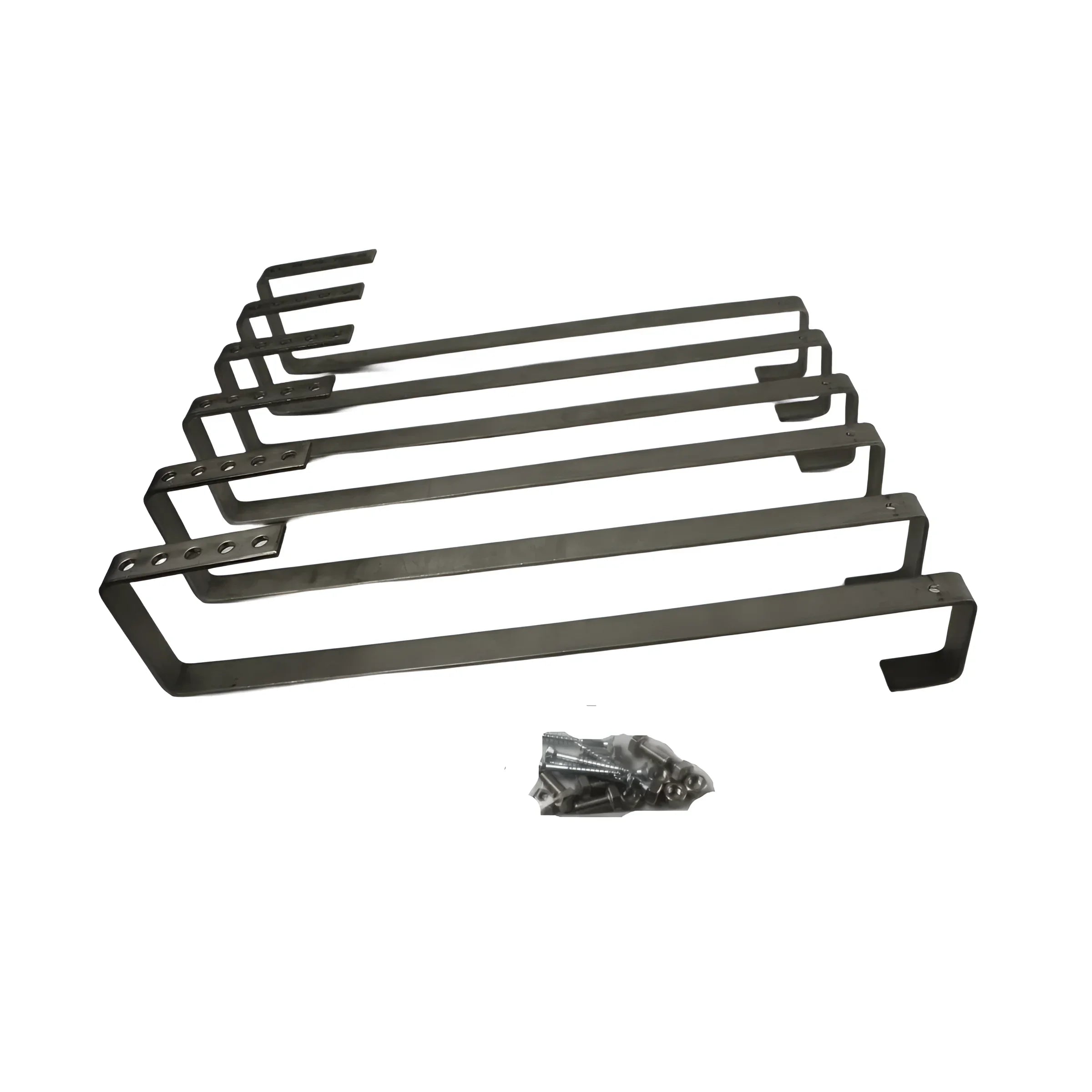 Robuste Halterungen aus Metall für die Befestigung mit Schrauben. Ideal für verschiedene Anwendungen. 🛠️🔩