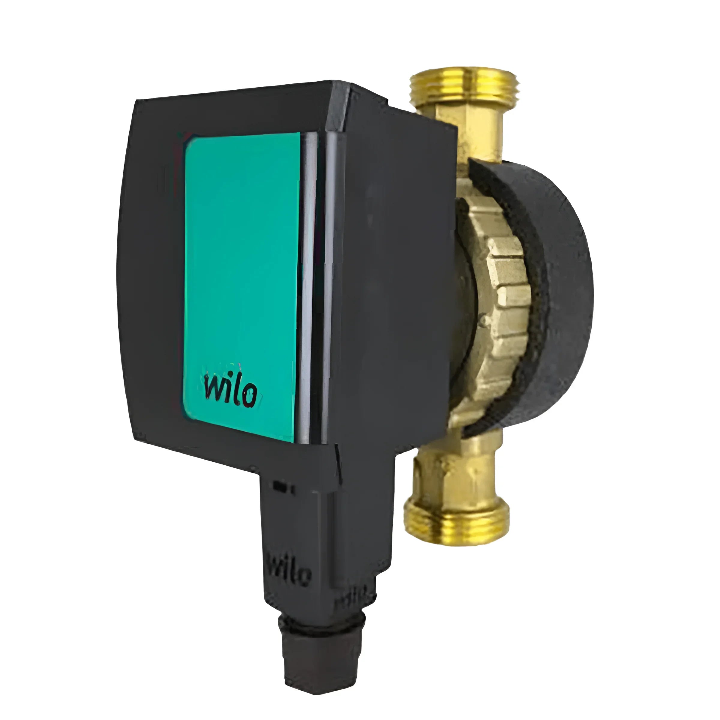 Schwarze und Messing Wasserzirkulationspumpe Wilo Star Z NOVA mit blockierstromfestem Synchronmotor