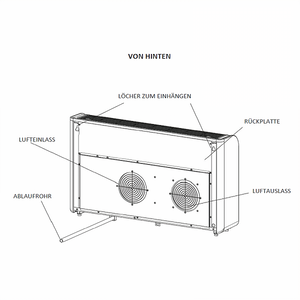 Klimaanlage- Monoblock ASM-12BI Sinclair Monoblock mit R32 - Klimagerät