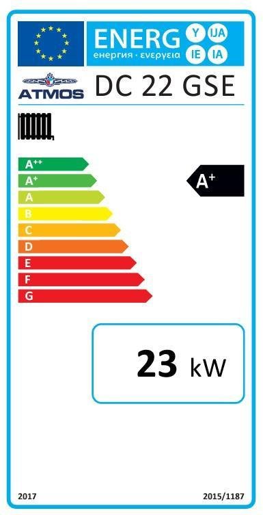 Atmos GSE koksnes gāzifikācijas katls 25 kW - Efektīva apkure ar skārienekrānu 🌲 - GEMA veikals