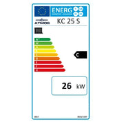 ATMOS KC 25 S anglies dujofikatorius 26 kW – kietojo kuro katilas rudosioms anglims - GEMA parduotuvė