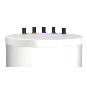 Weiße zylindrische Warmwasserspeicher 120 L mit Incoloy 825 Heizstab, sichere Betriebstauglichkeit