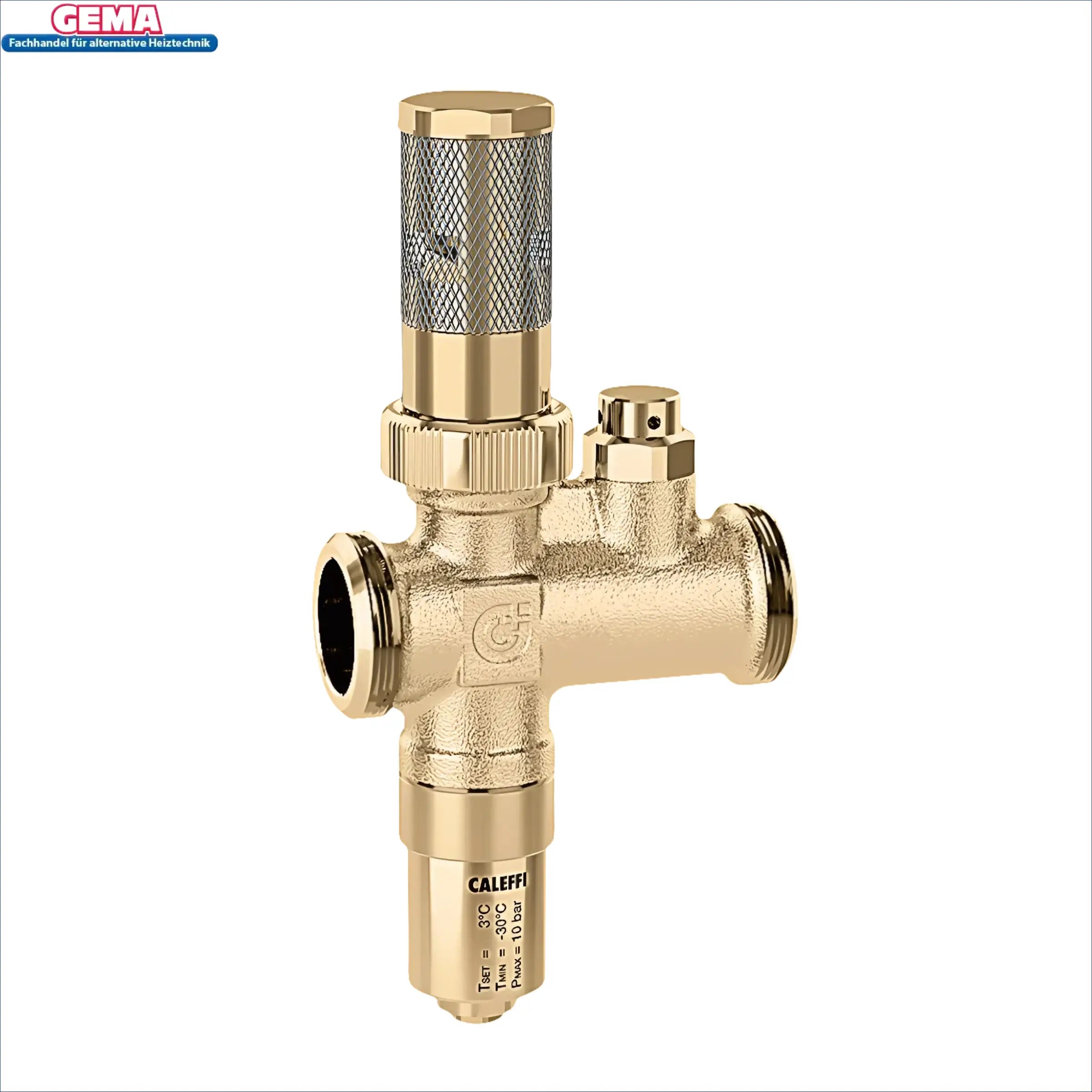 Brass plumbing valve Caleffi Frostschutzventil für Wärmepumpen, frostschutzventil verhindert Schäden