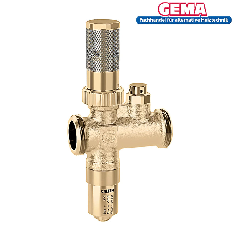 Caleffi apsauginis nuo užšalimo vožtuvas apsaugo šildymo sistemas nuo užšalimo - GEMA parduotuvė