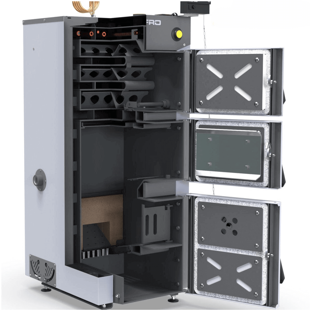 Defro Firewood 15 kW plus Pufferspeicher ohne WT - GEMA Shop