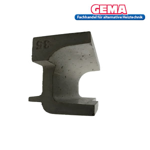 Graue Betonschelle für schamottestein attack slx als originales Ersatzteil für attack holzgaser