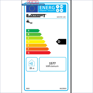 Energieeffizienzlabel für Elektrohängespeicher und Brauchwasserspeicher Elektrospeicher