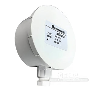 Weiße runde Honeywell Sensor für Außentemperaturfühler SO10079U bei Viadrus K4 Gasthermen