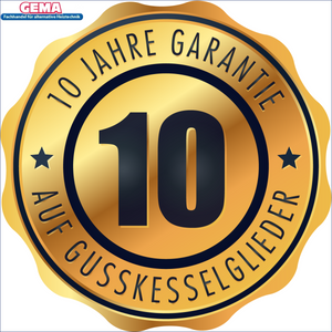 Goldgarantie-Siegel für Pelletheizung IBC GK8k-öko 32 kW mit robuster Bauweise