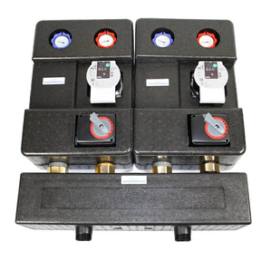 Heizkreisverteiler mit Pumpengruppe & Drei - Wegemischer - GEMA Shop