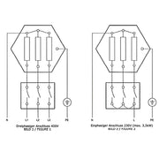 Heizstab Heizpatrone 9 kW AG 1 ½“ mit Isoliertrennung Notheizung - GEMA Shop