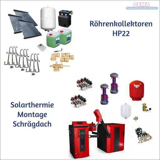 Solarthermie-Komponenten für Heizung und Warmwasserbereitung in einer Produktübersicht