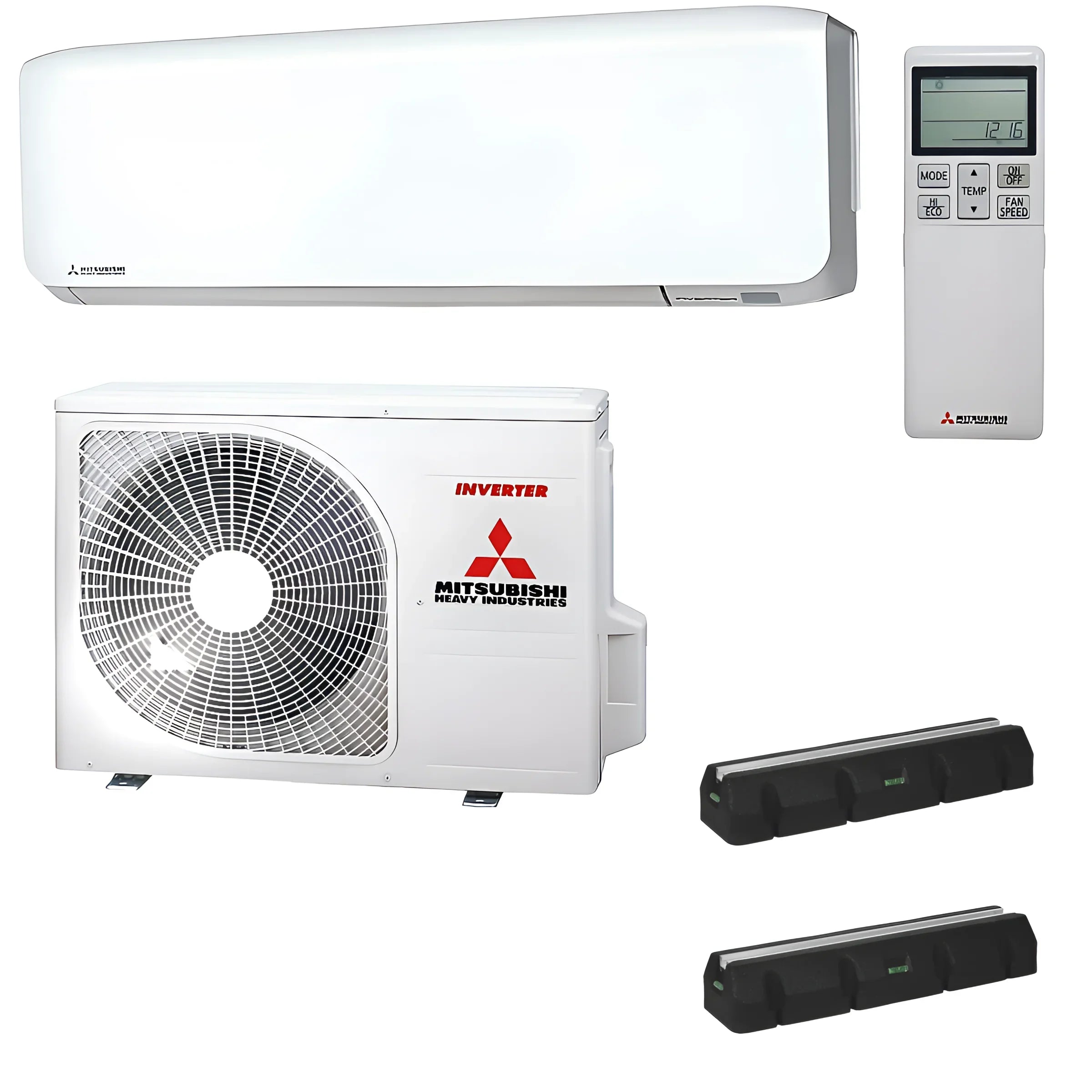 Mitsubishi Monosplit-Klimaanlage mit Fernbedienung ❄️ – Effizientes Raumklima für Schlafzimmer und Büros 🏢