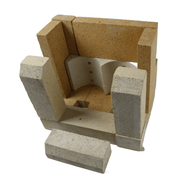 MPM DS Wood 10kW šamotinės plytos komplektas - GEMA parduotuvė