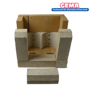 MPM DS Wood 10kW šamotinės plytos komplektas - GEMA parduotuvė