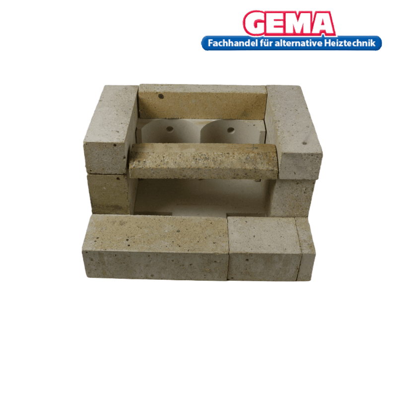 MPM DS Wood 18kW šamotiniai akmenys komplektas - GEMA Parduotuvė