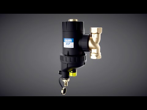 CALEFFI XF, Halbautomatischer Schmutzfänger/ Schlammabscheider