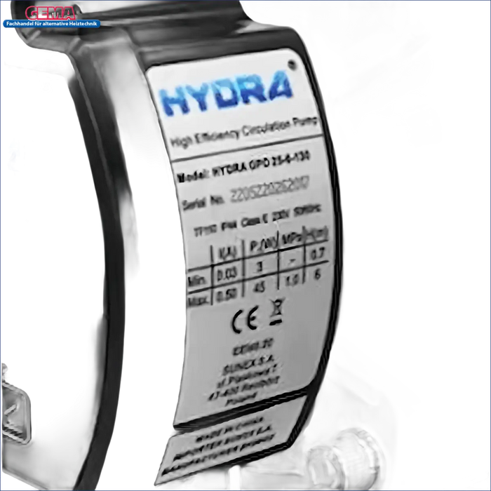 Hydra Hochleistungskreiselpumpe für Solarinstallation im Produkt Solarpumpe 130 mm Hydra GPO 25-6-130