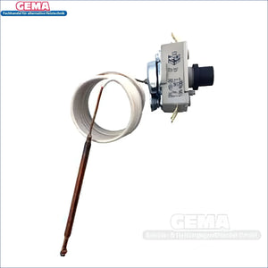 Oven thermostat mit Kapillarrohr für Pelletkessel Thermoflux Pelling Eco STB-Schalter passend