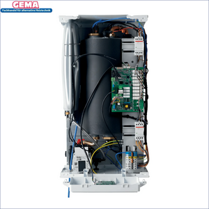 Open-cased Vaillant eloBLOCK mit sichtbaren Komponenten, optisch komplett überarbeitet