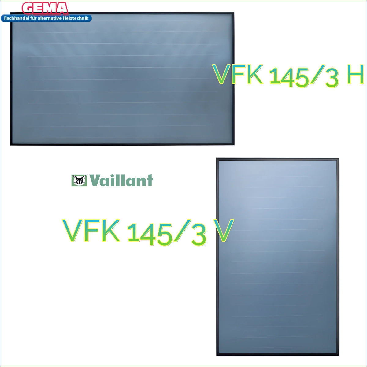 Solarthermische Kollektoren Vaillant Flachkollektor auroTHERM VFK für effiziente Solarsysteme erhältlich