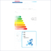 Energieeffizienzlabel für den Warmwasser Wärmepumpe-Warmwasserspeicher Ariston NUOS