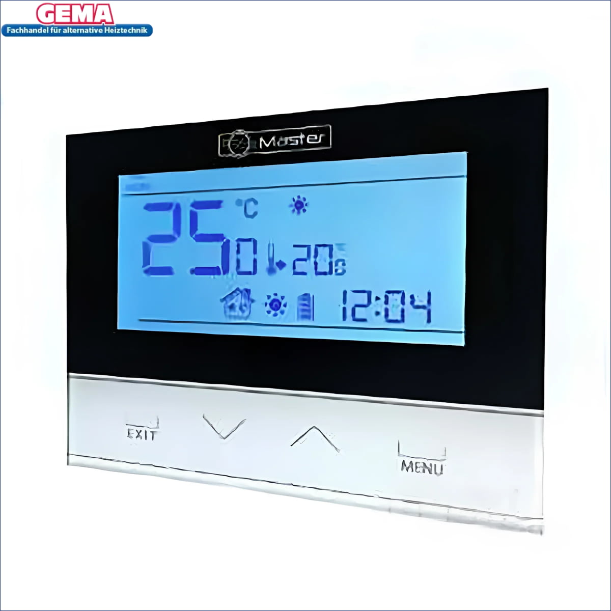 Digitaler Thermostat mit Display für Zimmerregler Master und Wochensteuerung bei Boilers