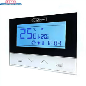 Digitaler Thermostat mit Display für Zimmerregler Master und Wochensteuerung bei Boilers