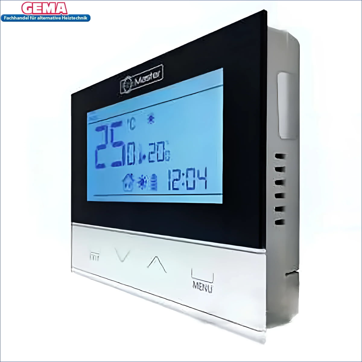 Digitaler Zimmerregler Master mit Touch Controls für Wochensteuerung und Boilers